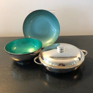 Silver Plated Butter Keep